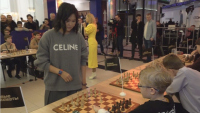 Казахстанская шахматистка провела мастер-класс в Москве