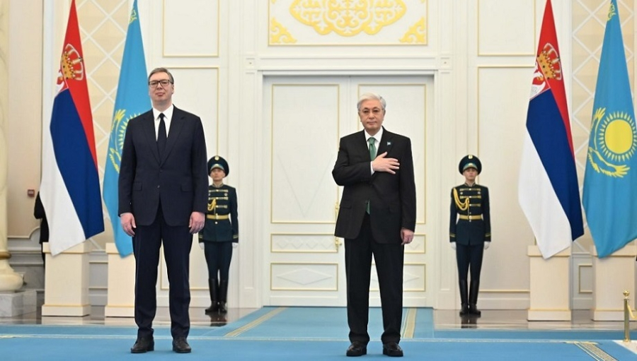 В Акорде торжественно встретили Президента Сербии