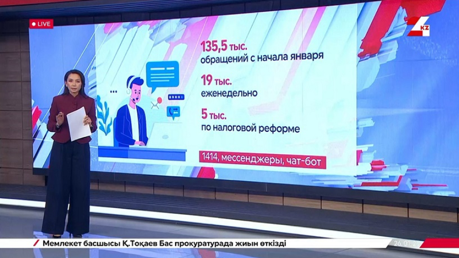 135,5 тысяч обращений поступило в контакт-центр по вопросам налоговой реформы