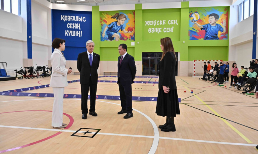 Президент Инклюзивті спорт орталығына барды