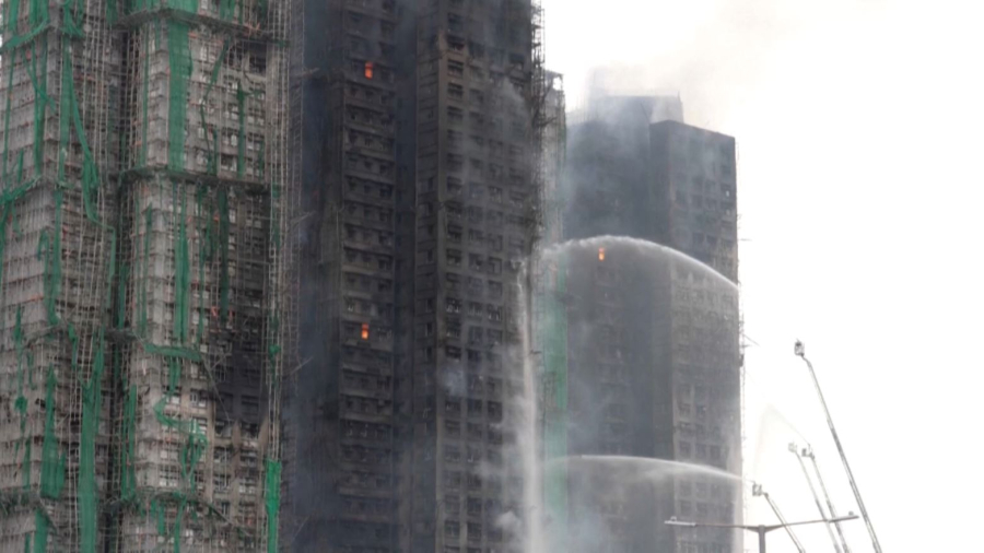 Гонконгтағы өрт: қаза тапқандар саны артты