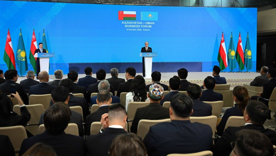 Токаев выступил на казахско-оманском бизнес-форуме