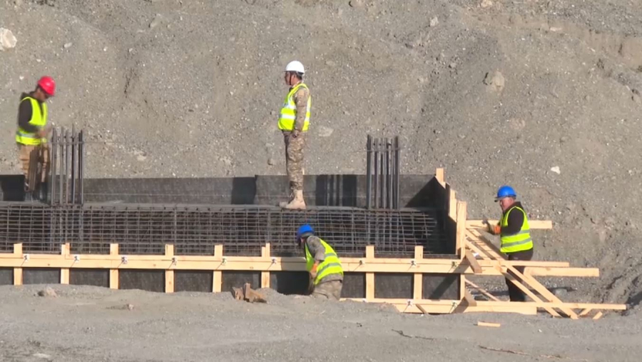 Көкпектіде көпір құрылысы басталды