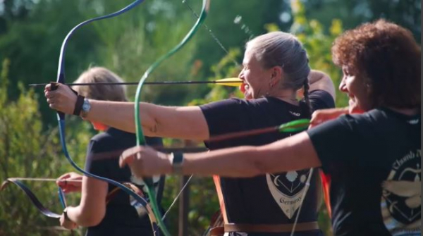 Немецкие лучники готовятся ко Всемирным играм кочевников