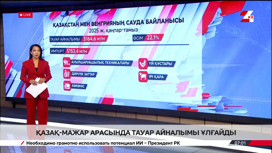 Қазақ-мажар арасында тауар айналымы ұлғайды