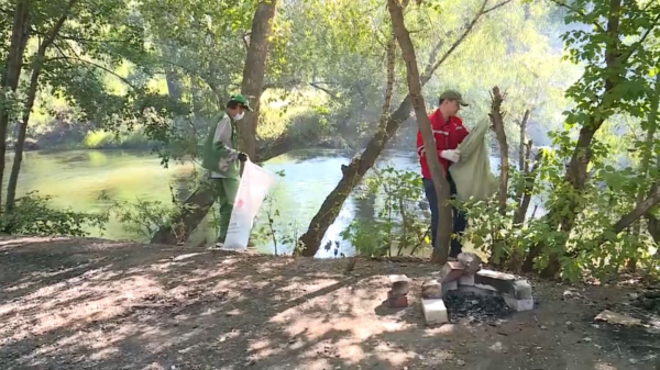 Қарғалы өзені жағасынан 25 тонна қоқыс жиналды