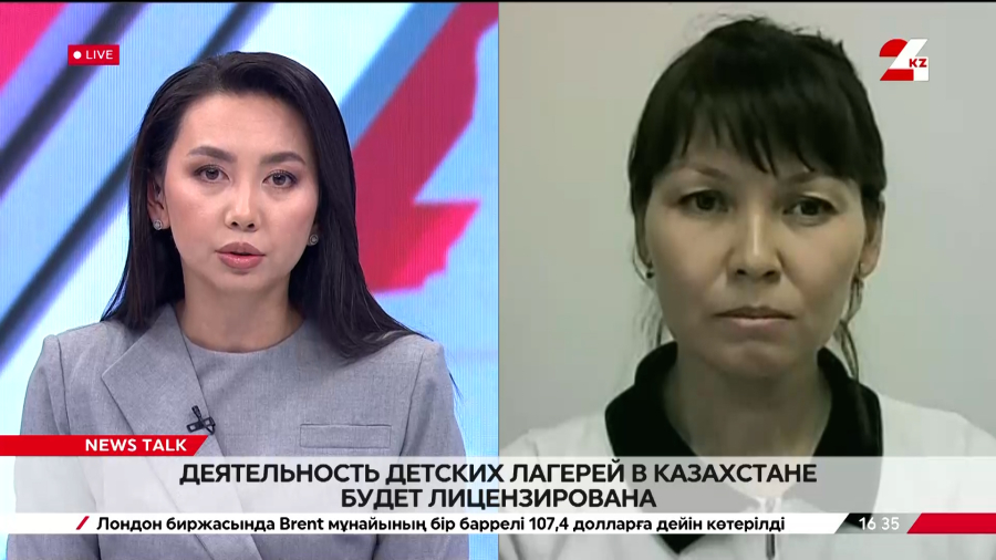 Деятельность детских лагерей в Казахстане. Айгуль Магавина