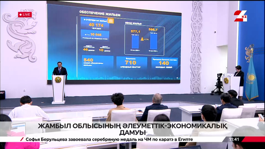 Жамбыл облысының экономикалық әлеуеті. Брифинг