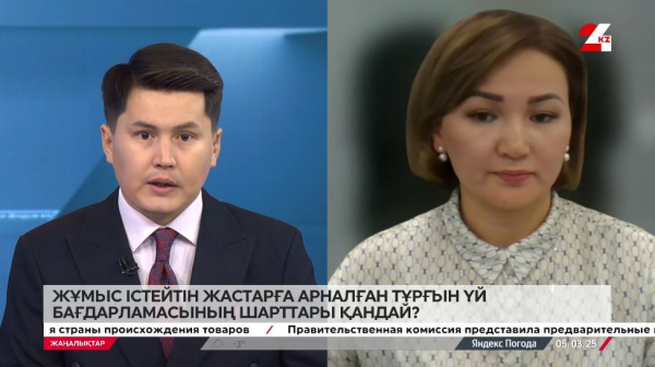 Жұмыс істейтін жастарға арналған тұрғын үй бағдарламалары. Меруерт Әділбаева