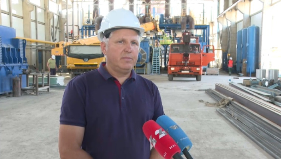 Газотурбинную станцию строят в Талдыкоргане