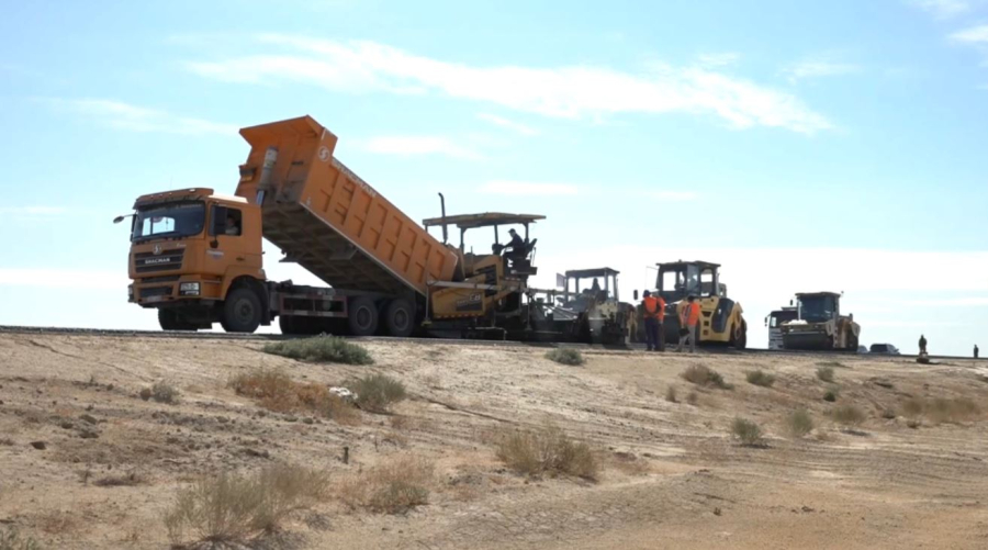 Еліміздің кей өңірінде жол құрылысы басталды 