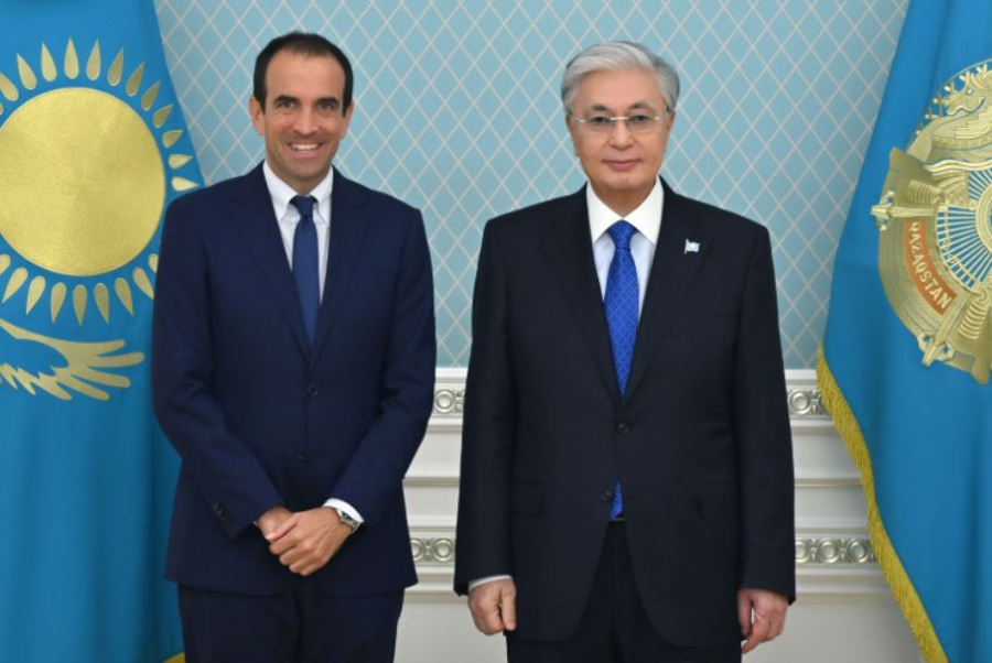 Президент Халықаралық падел федерациясының (FIP) президенті мен Premier Padel кәсіби турының төрағасын қабылдады