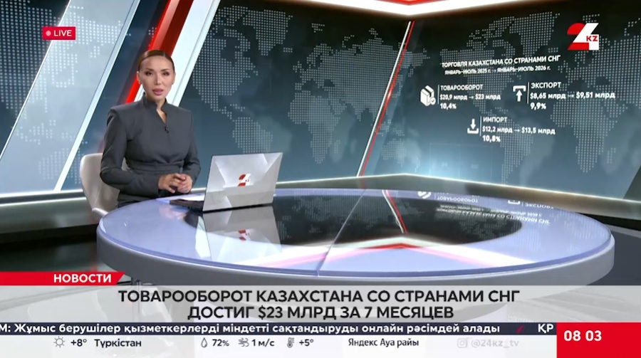 Товарооборот РК со странами СНГ достиг $23 млрд за 7 месяцев