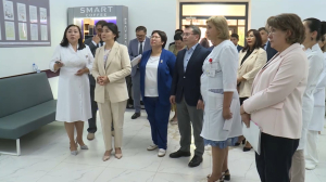 Министр здравоохранения посетила поликлиники Косшы