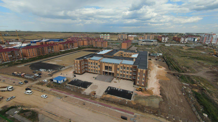 Көкшетауда «Білім-инновация» лицейінің құрылысы аяқталуға жақын