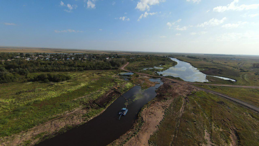 Русло рек очищают в Акмолинской области