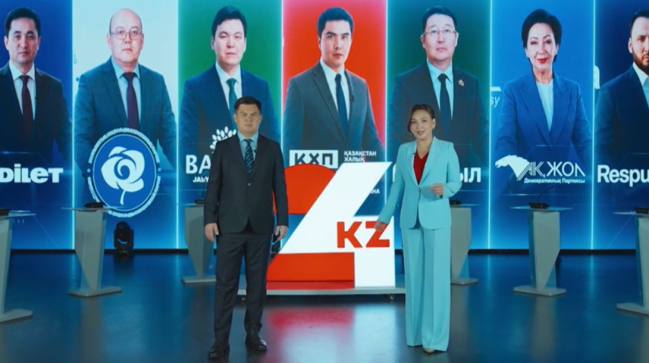 Лидеры семи партий встретятся в прямом эфире «24KZ»