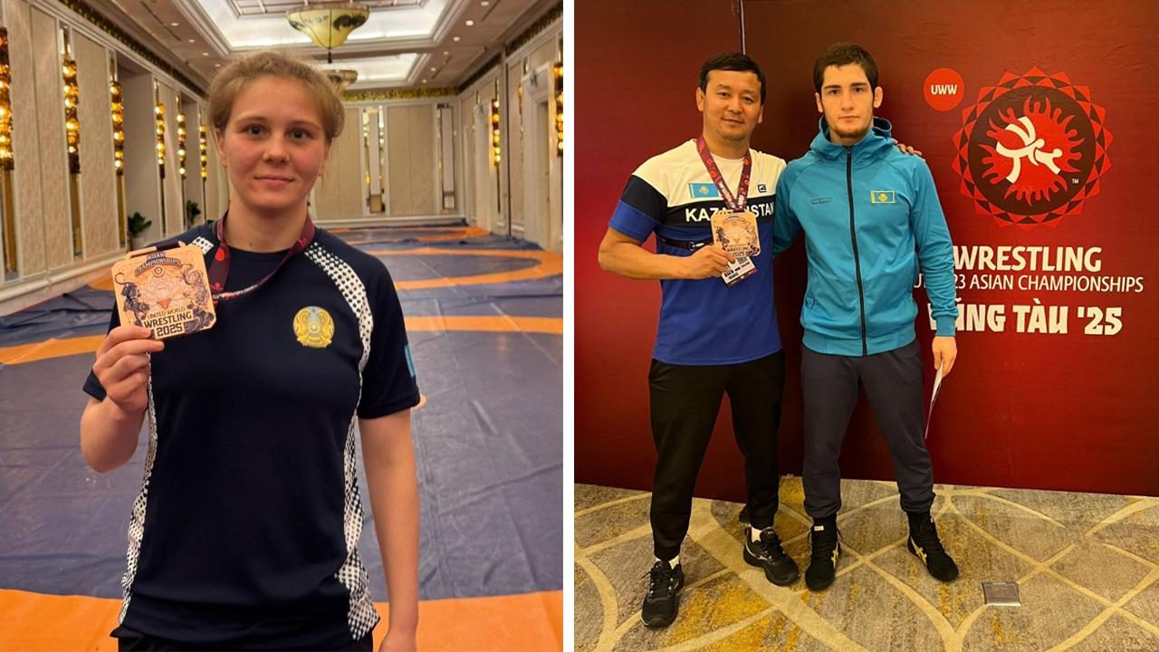 Две бронзы завоевали карагандинские борцы на чемпионате Азии во Вьетнаме