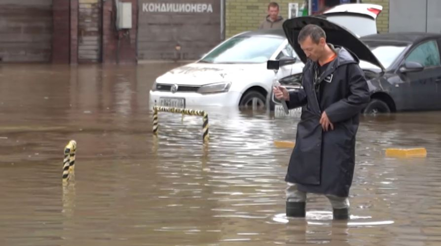 В Москве выпала половина месячной нормы осадков
