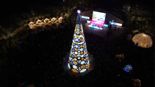 Елордада еліміздің бас шыршасы жағылды