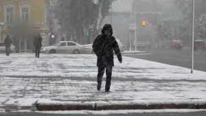 Дождь со снегом и гололёд ожидаются в Казахстане