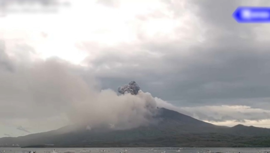 В Японии вновь активизировался вулкан Сакурадзима
