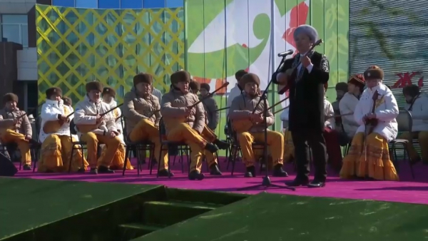 200 домбристов приняли участие в Dombyra party в Кокшетау