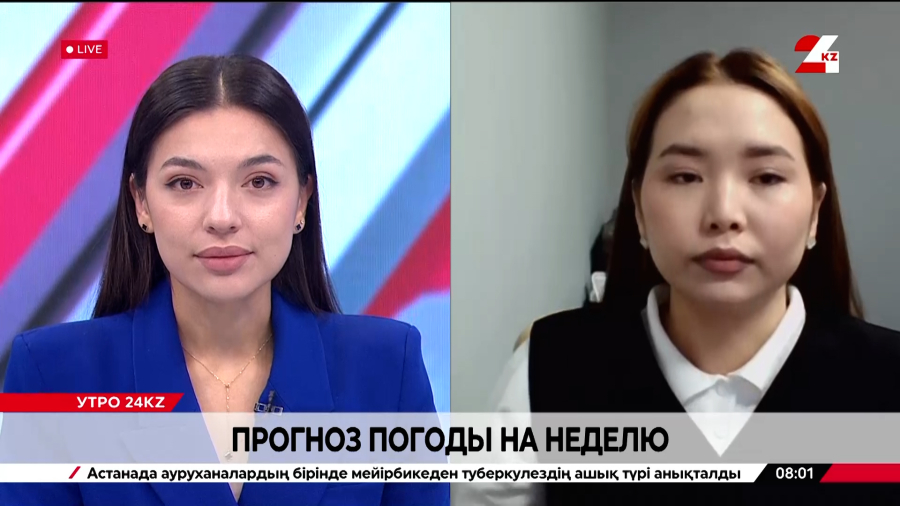 Прогноз погоды на неделю. Аружан Муратова
