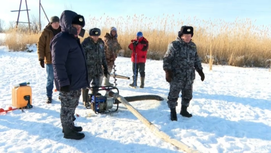 Аэрацию водоемов проводят в Актюбинской области