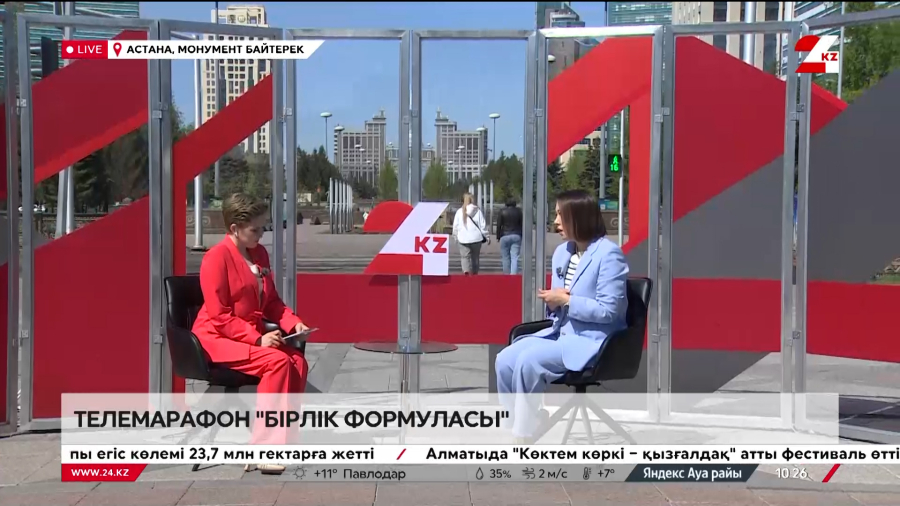 Телемарафон «Формула единства». Гульдана Окасова