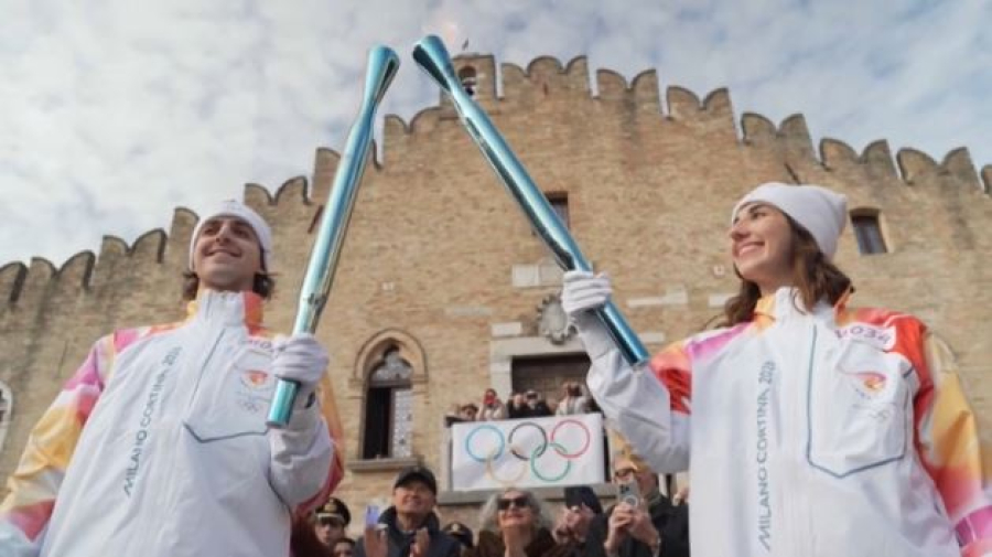 Олимпийский факел прибыл в Триест