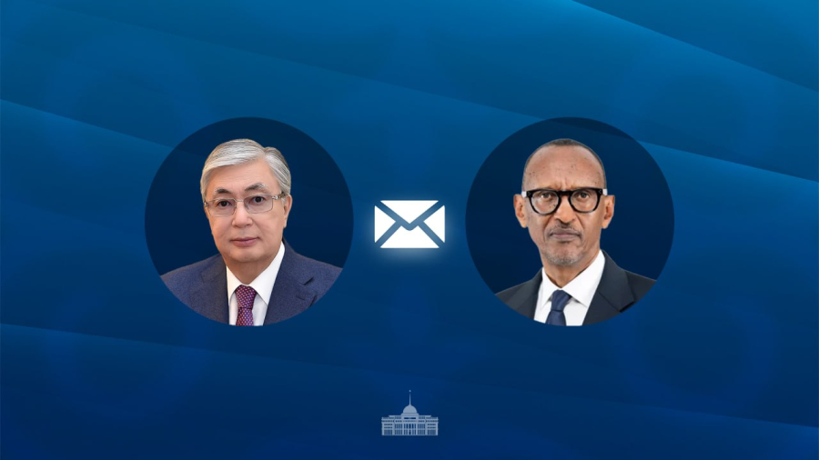 Президент Руанда президентіне құттықтау жеделхатын жолдады