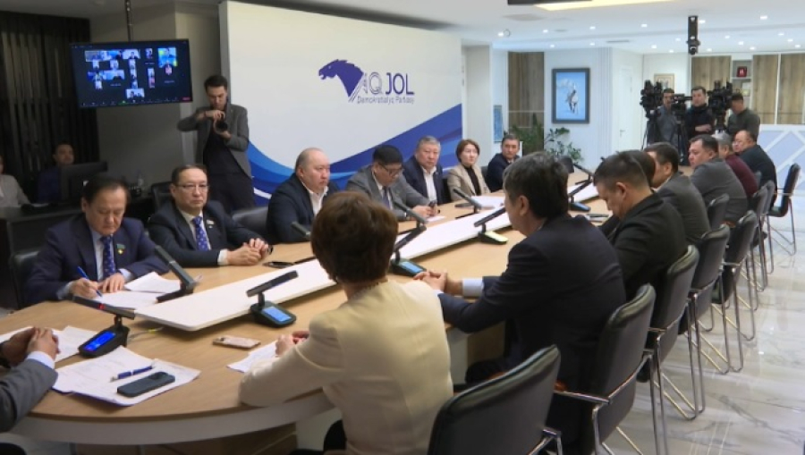 В партии «Ақ жол» обсудили проект новой Конституции РК