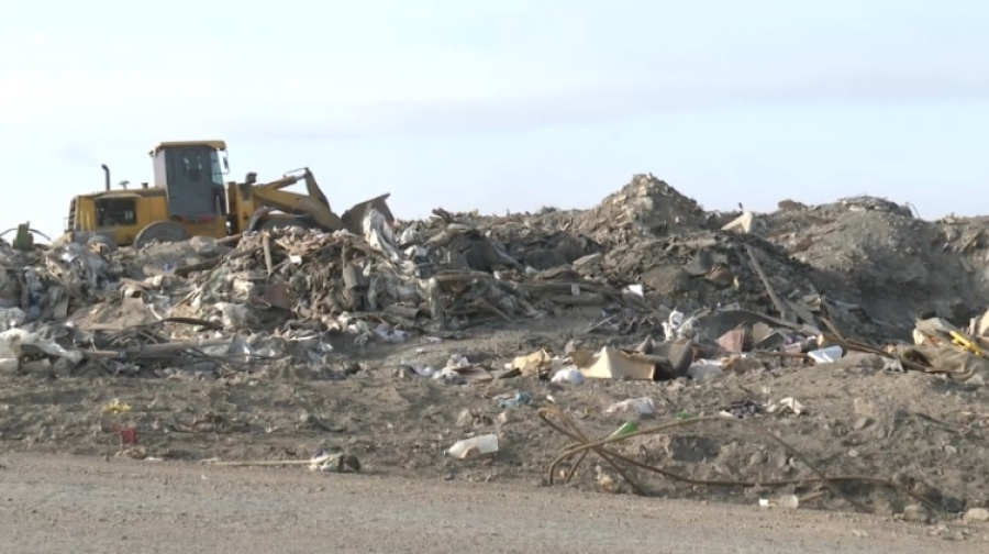 Полигон ТБО в Жезказгане переполнен