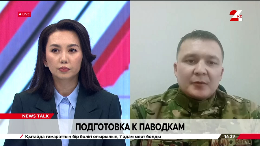 Подготовка к паводкам. Асет Шайкин