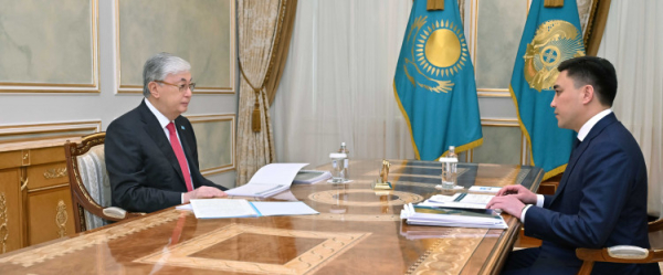Токаев принял акима Шымкента Г.Сыздыкбекова