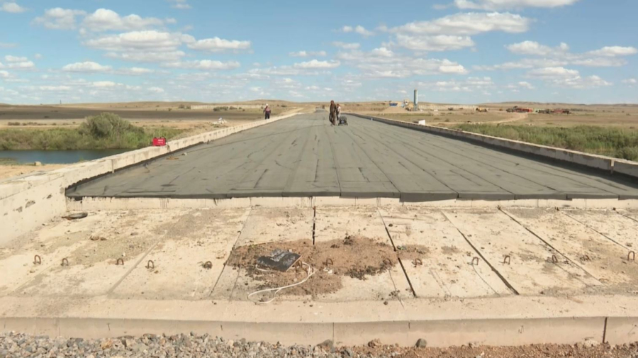 Жошы хан кешеніне апаратын жолдың құрылысы бітпей жатыр