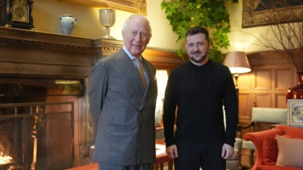 Зеленский встретился с королём Чарльзом III в Великобритании