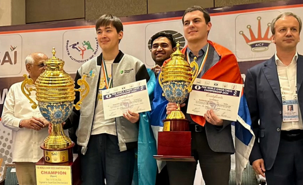 Қазыбек Нөгербек шахматтан әлем чемпионы атанды