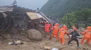 Число погибших в результате ливней в Южной Корее возросло до 41