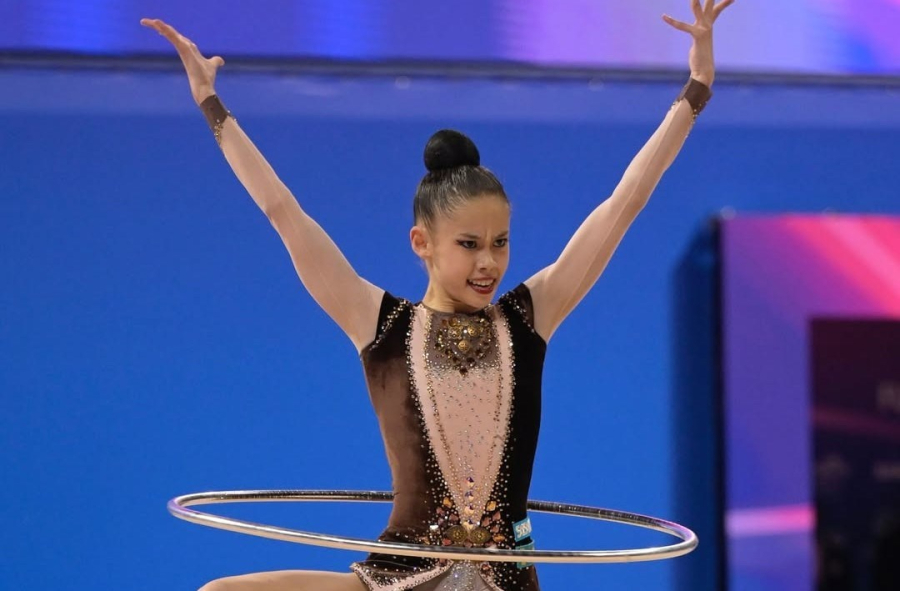 Ерекешева завоевала золото юниорского ЧМ по художественной гимнастике
