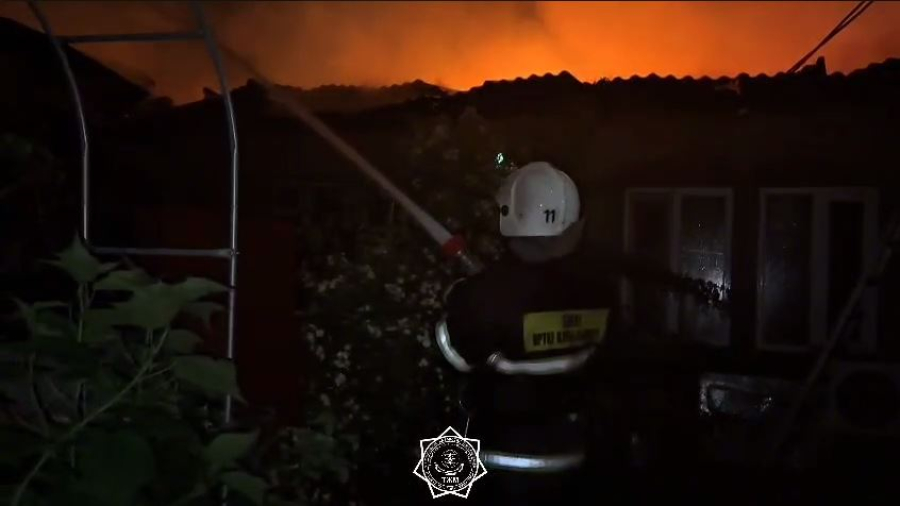 Крупный пожар в Алматы: что известно