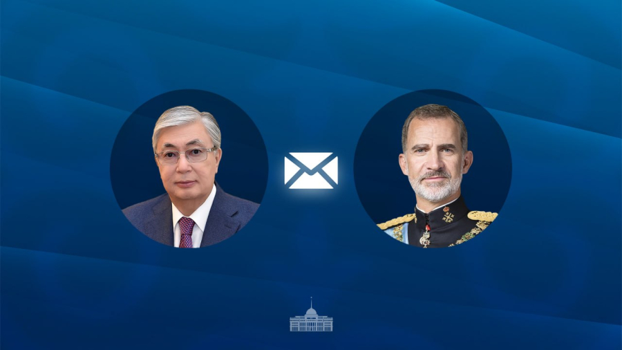 Мемлекет басшысы Испания Королі VI Фелипеге құттықтау жеделхатын жолдады