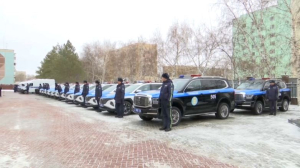 Ақтөбе облысының полицейлеріне 32 жаңа көлік берілді