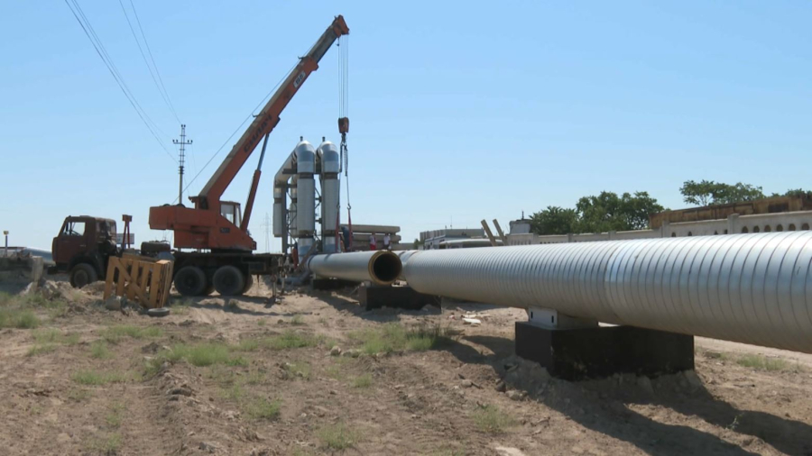 Ақтауда магистральды жылу құбырлары жаңартылып жатыр