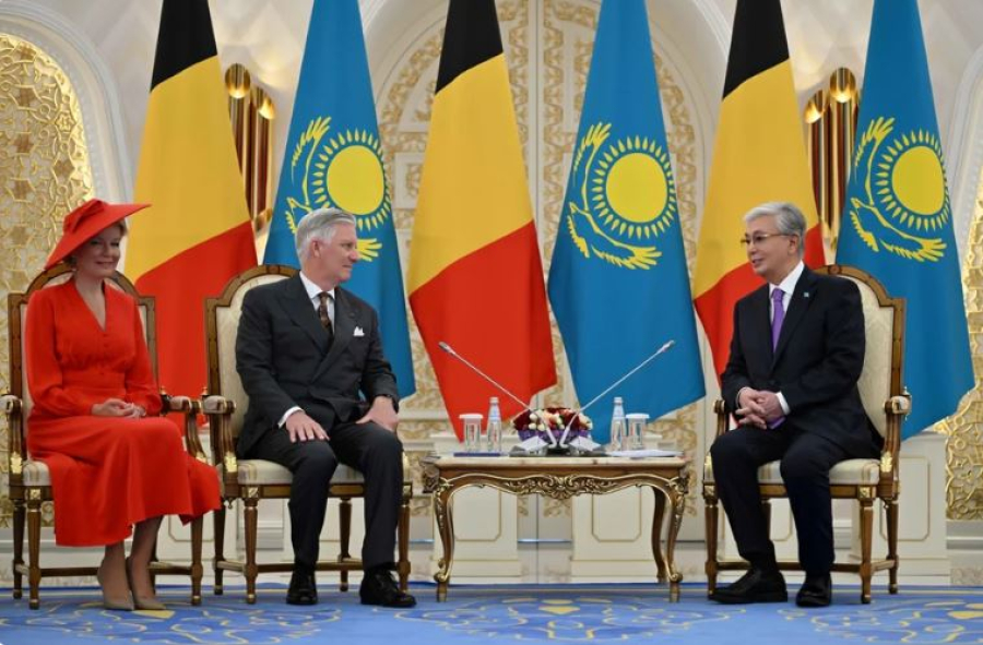 Қазақстан Президенті Бельгиялықтар Королімен және Патшайымымен шағын құрамда келіссөз жүргізді