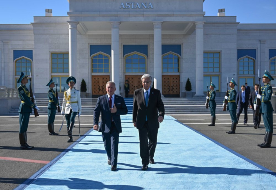 Токаев проводил Короля Иордании в аэропорту Астаны