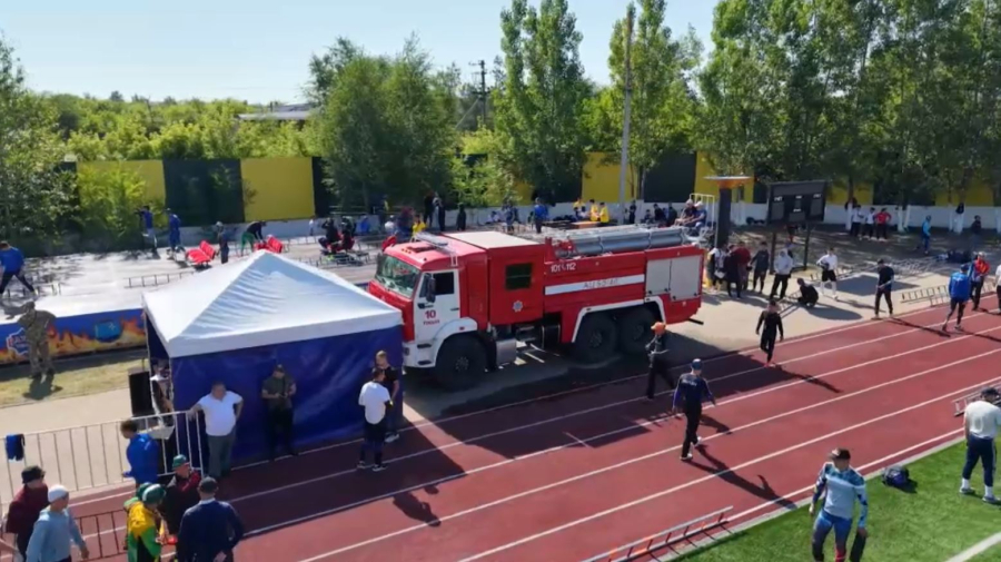 Летний чемпионат РК по пожарно-спасательному спорту стартовал в Костанайской области