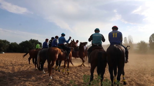 Көкпаршыларымыз көшпенділер ойындарына дайындалып жатыр