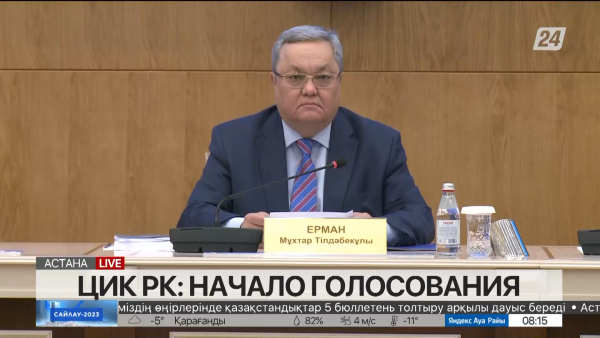 ЦИК РК: о начале голосования